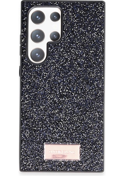 Onegif Samsung Galaxy S24 Ultra Bright Simli Kapak - Siyah