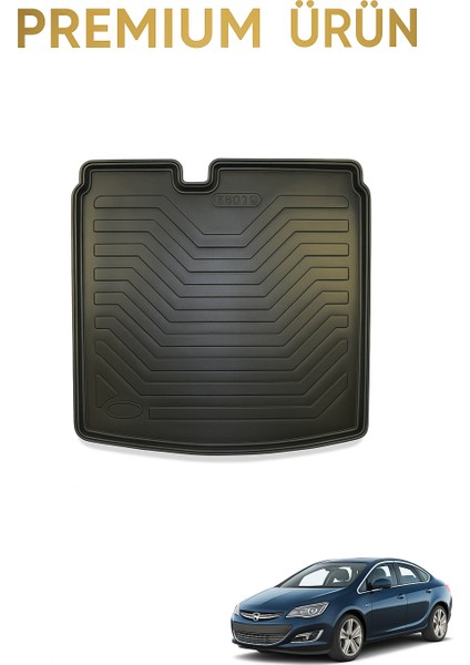 Opel Astra J Sedan 2010–2018 Uyumlu 3D Bagaj Havuzu Premium