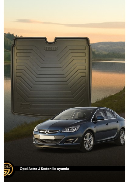 Opel Astra J Sedan 2010–2018 Uyumlu 3D Bagaj Havuzu Premium fiyatları