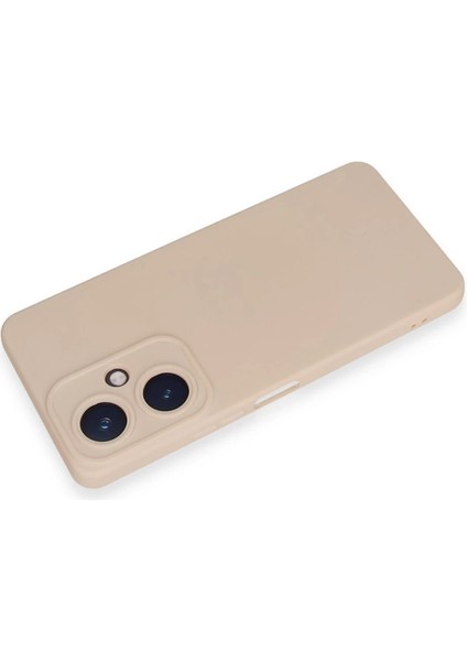 Newface Vivo Y27 Kılıf Nano Içi Kadife Silikon - Pudra modelleri