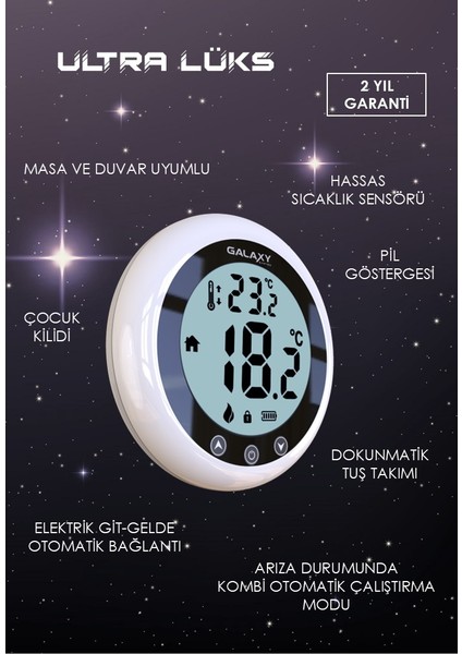 X15 Plus Dijital Kablosuz Oda Termostatı modelleri