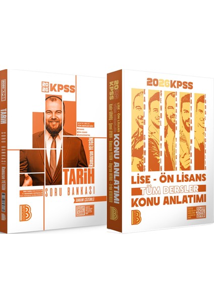 2026 Kpss Lise Ön Lisans Tüm Dersler Konu - 2026 Kpss Tarih Tamamı Çözümlü Soru Bankası
