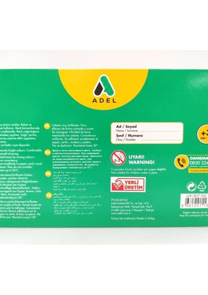 Adel Pastel Boya 12 Renk fiyatları