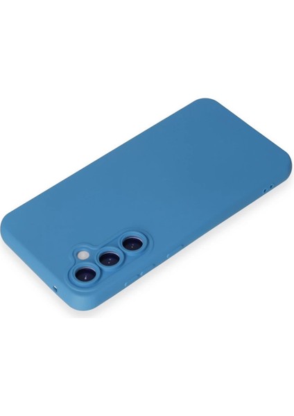 Newface Samsung Galaxy S24 Kılıf Nano Içi Kadife Silikon - Mavi modelleri