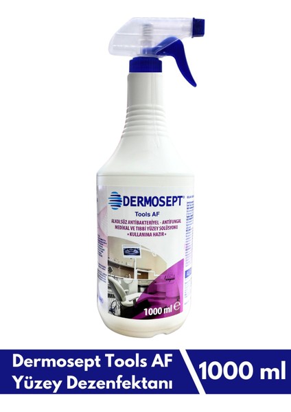 Tools Af Alkolsüz Medikal ve Tıbbi Yüzey Antibakteriyel Solüsyonu 1000 ml