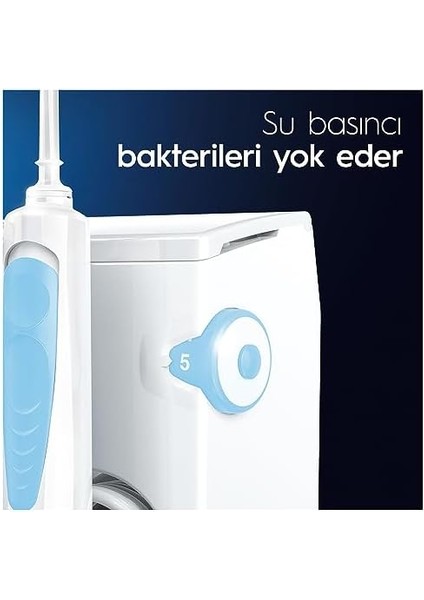 Oral-B Ağız Sağlığı Merkezi Ağız Duşu: Ağız Duşu, 1 Oxyjet Başlığı, 1 Su Jeti Başlığı fiyatları