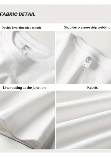 Aıcg Ön Arka Baskılı Bisiklet Yaka Kadın Oversize Bisiklet Yaka T-Shirt - Beyaz indirimleri