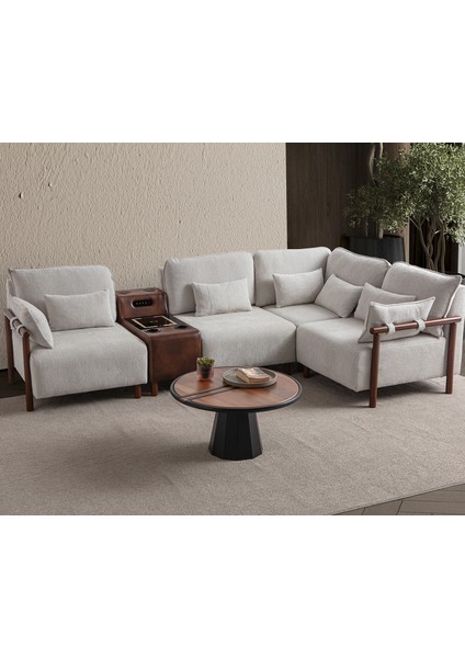 Soft Medium Köşe Takımı Ses Sistemli Sağ