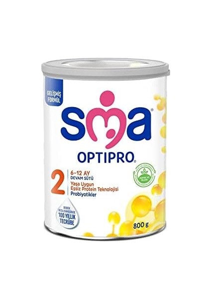 Sma Optipro 2 Devam Sütü (6-12 Ay, 800 G) fiyatları