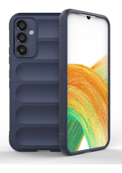 Newface Samsung Galaxy A25 5g Kılıf Optimum Silikon - Lacivert