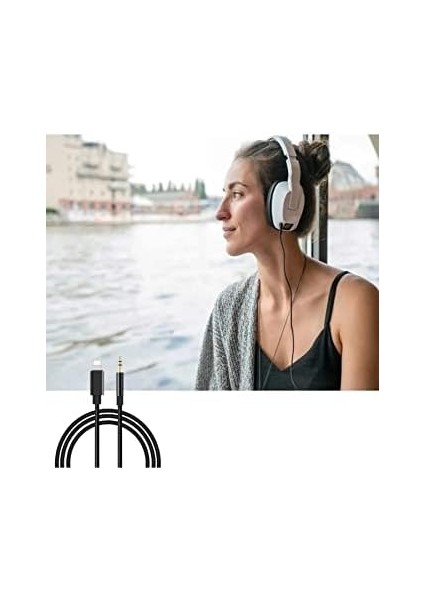 Lightning Aux Kablosu 3.5mm JH-023 - Siyah fiyatları
