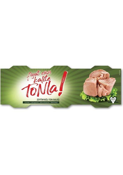 Dardanel Kalite Tonla Zeytin Yağlı Ton Balığı 3X75 gr