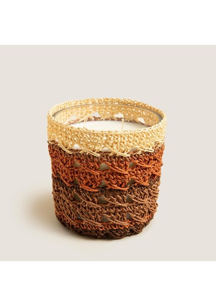 Tığ Işi Kokulu Mum 12X13 cm