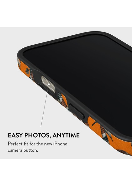 Iphone Uyumlu Burga Çift Tabanlı Dayanıklı Bitter Apricot Desenli Kılıf indirimleri