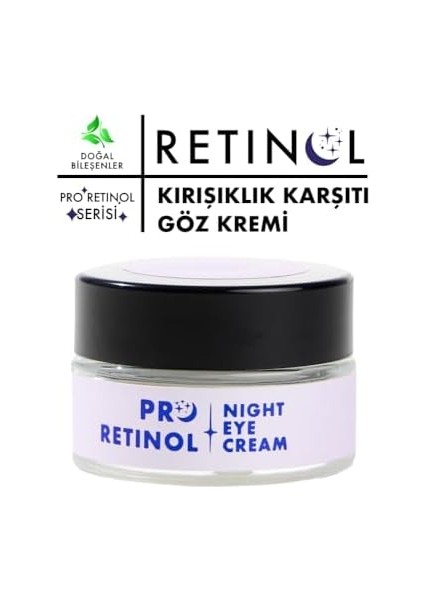 Polente Natural - Pro Retınol Eye Cream - Retinol Içeren Yaşlanma Karşıtı Göz Kremi (50 Ml)