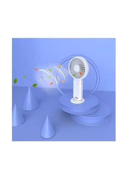 Mini Fan,telefon Tutucu,portatif El Vantilatörü Beyaz 9,3X19CM fiyatları