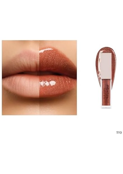 Alıx Avıen Maxivolumizer Lipgloss 219 - Foxy Red - Kalıcı ve Nemlendirici Ruj - Dolgunlaştırıcı Etki