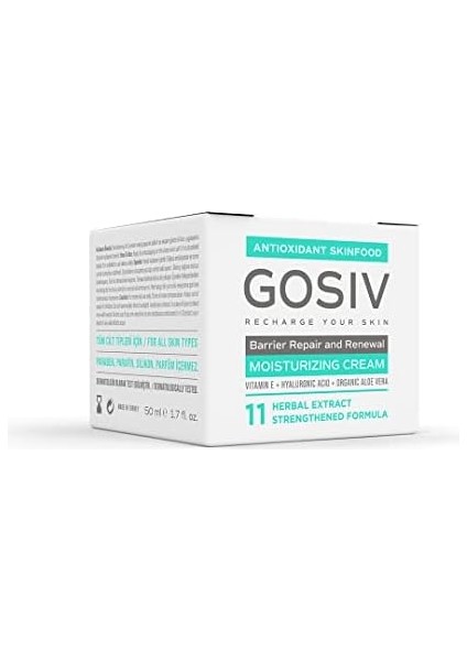 Gosıv, Bariyer Onarıcı ve Hücre Yenileyici Nemlendirici Krem modelleri