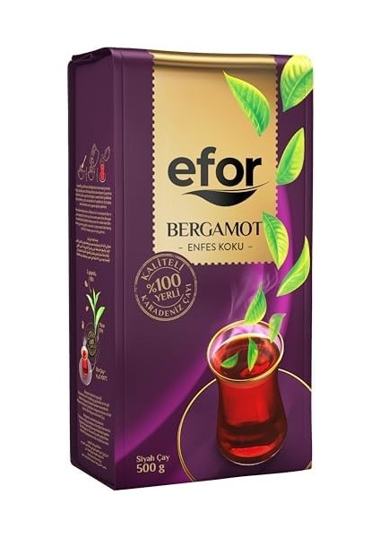 Efor Bergamot Enfes Koku Dökme Çay 500 G fiyatları