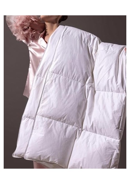 Coco Edmon Tek Kişilik Kaz Tüyü Yorgan - Beyaz modelleri