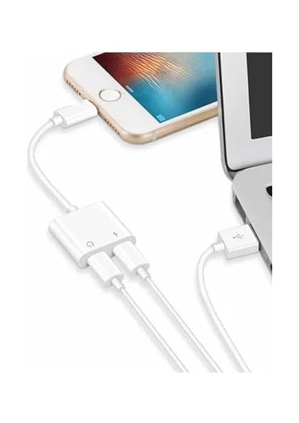 ile Uyumlu 2in1 Şarj Kulaklık Dönüştürücü Şarj Çoğaltıcı Splitter Şarj Çıkışı Çoğaltıcı No 160 modelleri