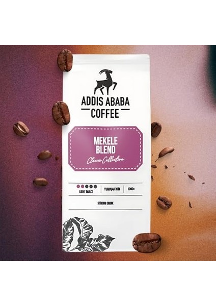 Addis Ababa Coffee - Mekele Blend Kahve 1000 Gr. (Kavrulmuş Çekirdek) fiyatları