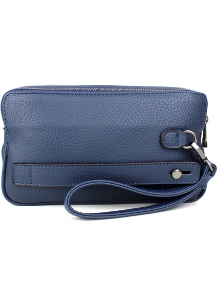 Erkek Lacivert El Çantası Bileklik Kemerli Portföy Çanta El Çantası fırsatları