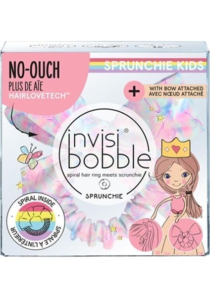Invisibobble Kids Slim Sprunchie Rosa Saç Tokası - Kumaş Kaplı