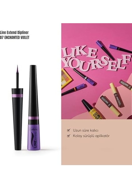 Callista Line Extend Dipliner 07 Enchanted Violet, Lila modelleri