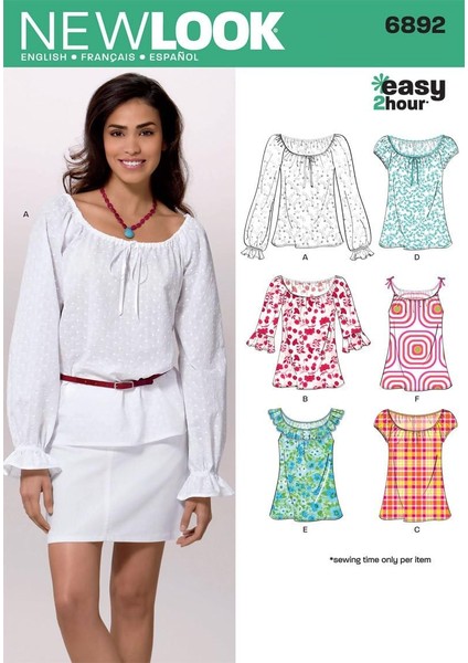 Look Pattern 6892, Size A (6-8-10-12-14-16)