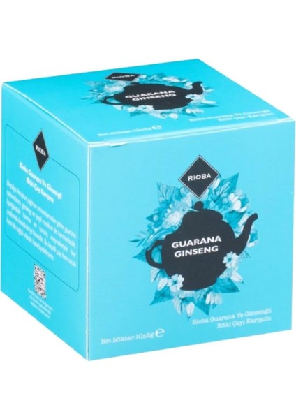 Rioba Guarana Ginseng Karışımlı Bitki Çayı, 2 G * 10 Poşet