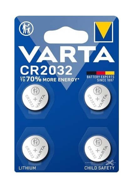 Varta 'li Lityum Düğme Pil 4'lü Paket fiyatları