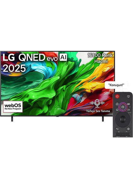 100QNED86A 100'' 254 Ekran Uydu Alıcılı 4K Ultra HD Smart webOS QNED Evo MiniLED TV