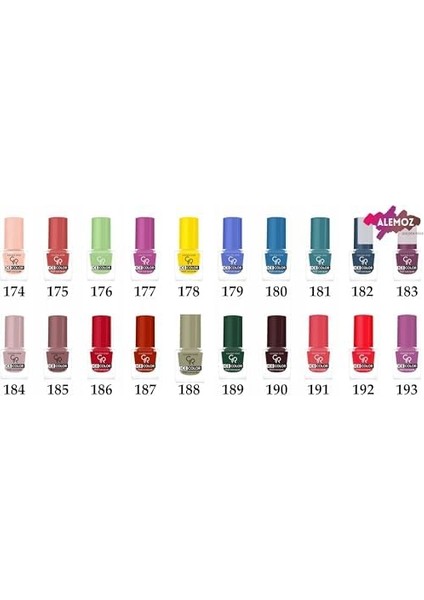 Golden Rose Ice Color Nail Lacquer NO:185 modelleri