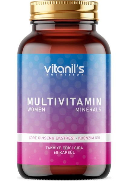 Vitanil's Nutrition Multivitamin Women Kapsul - 60X1