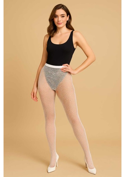 Ince File Beyaz Rengi Külotlu Çorap modelleri