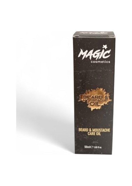 Magic Cosmetics Sakal ve Bıyık Bakım Yağı 50 ml – Besleyici & Parlaklık Veren Formül – Güçlendirici ve Nemlendirici Serum – Yumuşatır ve Sağlıklı Görünüm Sağlar – Beard Oil Tüm Sakal Tipleri modelleri
