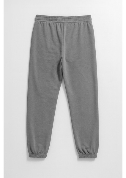 Kadın Paçası Lastikli Gri Eşofman Altı modelleri