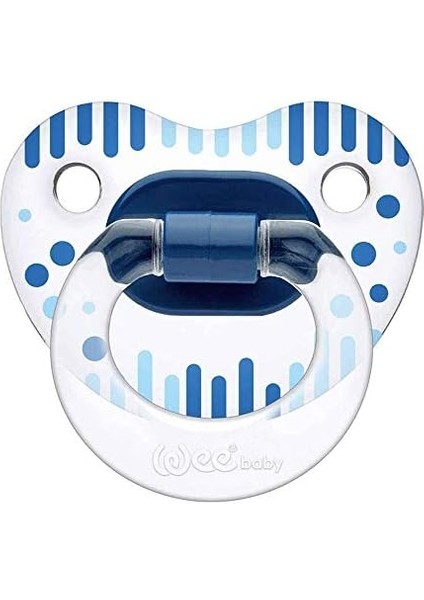 Wee Baby Şeffaf Desenli Damaklı Emzik No:1 modelleri