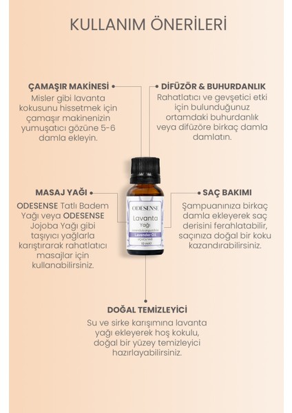 Tıbbi Lavanta Uçucu Yağı 10 ml Doğal ve Saf İçerik Damlalıklı Kapaklı Şişe Kese fırsatları