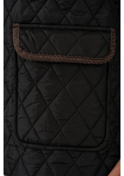 Kadın Siyah Kahve Kapitone Oversize Mont 5229 fırsatları