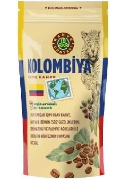 Kahve Dünyası Filtre Kahve Kolombiya Kilitli 250 gr