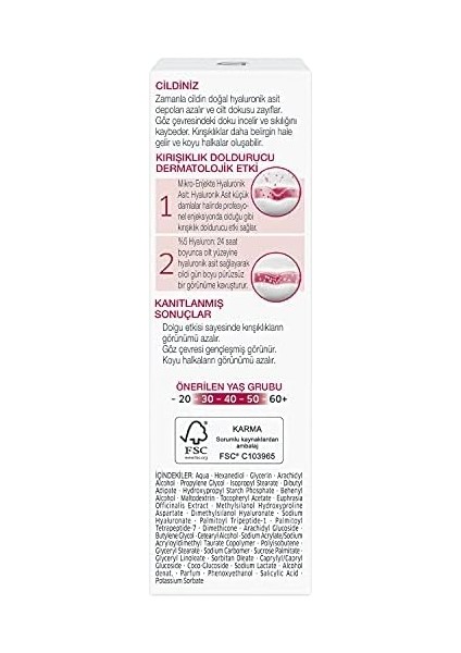 Diadermine Lift+ Superfiller Göz Kremi, 15 ml fiyatları