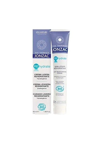 Jonzac Rehydrate Light Kuru ve Hassas Ciltler Için Organik Nemlendirici Bakım Kremi 50 ml