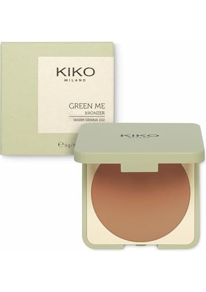 Kiko Milano Kompakt Bronzer - New Green Me Bronzer 102 Warm Sienna fiyatları