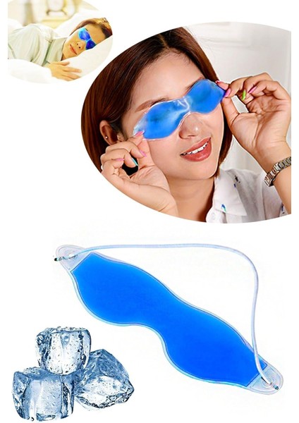 Ankanorm Jel Göz Terapi Maskesi, Sıcak Soğuk Göz Masaj Bandı, Göz Morluk Kırışıklık Rahatlatıcı Dinlendirici Maske