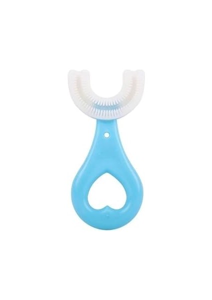 Silikon Bebek Diş Fırçası, U Şekilli Tasarım, 2-6 Yaş, 9 Cm, Mavi fiyatları