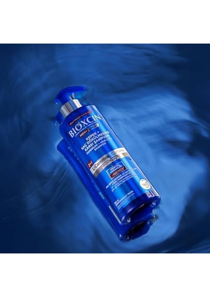 Bioxcin Aqua Thermal Kepek + Saç Dökülmesine Karşı Şampuan | L-Carnitine, Kafein, Biocomplex B11 | 500 ml | Tüm Saç Tipleri Için