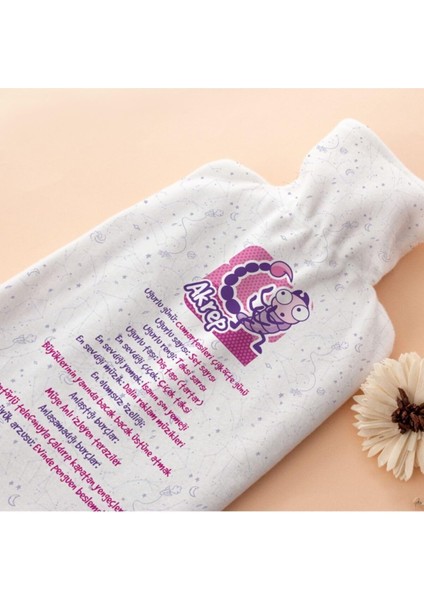 Hediyesepeti Akrep Burçlarına Hediye Esprili Sıcak Su Torbası - Tasarım Kılıflı Termofor - El Ayak Isıtıcı modelleri