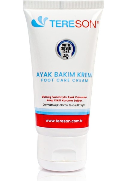 Tereson Koku Karşıtı Ayak Bakım Kremi 50 ml (Gümüş Iyon Korumalı) fiyatları